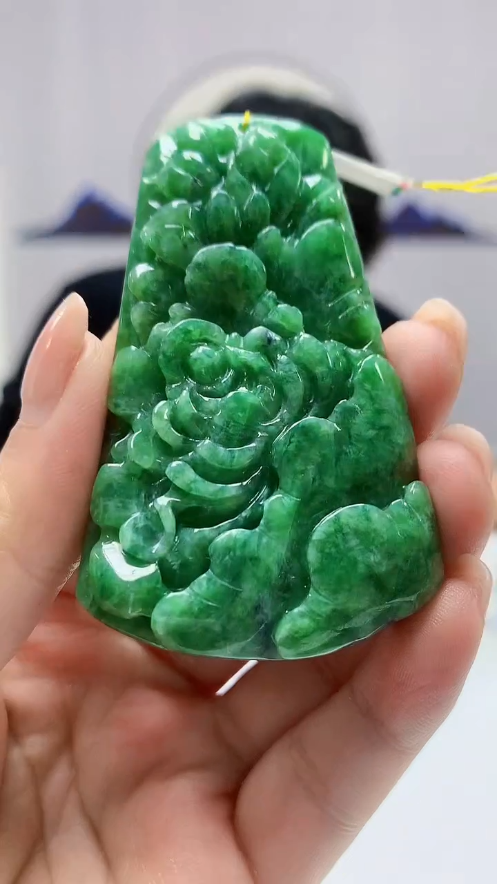 【闪购商品】定制翡翠未镶嵌5145ms-毛货挂件51