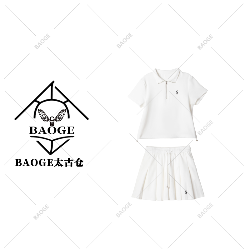 【BAOGE太古仓】森系老钱风梦幻风罗马风时尚套装轻奢短裤美式