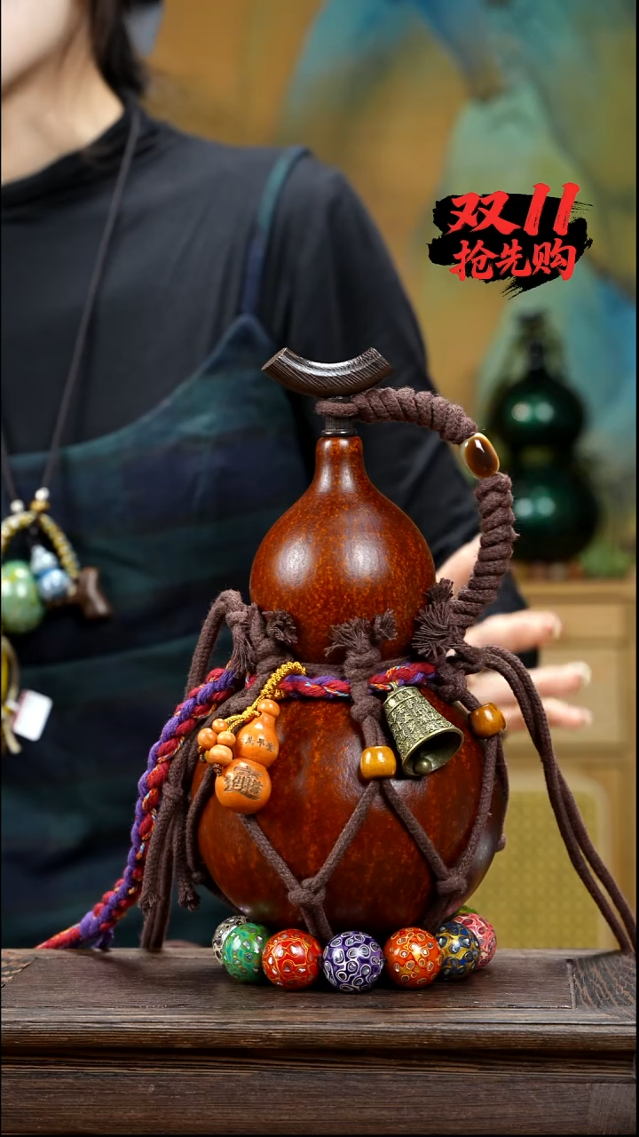 -XB028网兜款酒葫芦不包手串
