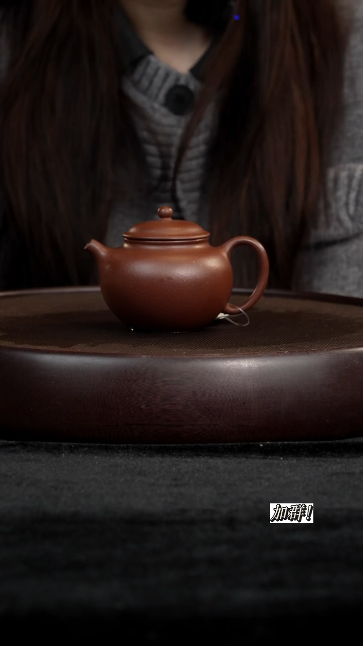 茶壶紫砂JTL809959栗色紫泥大彬莲子140c