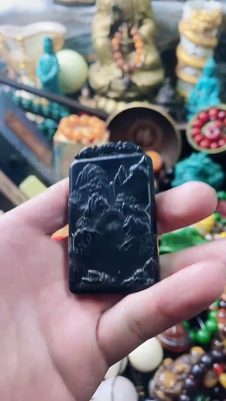 【闪购商品】和田玉（墨玉）主播推荐主播推荐未镶嵌