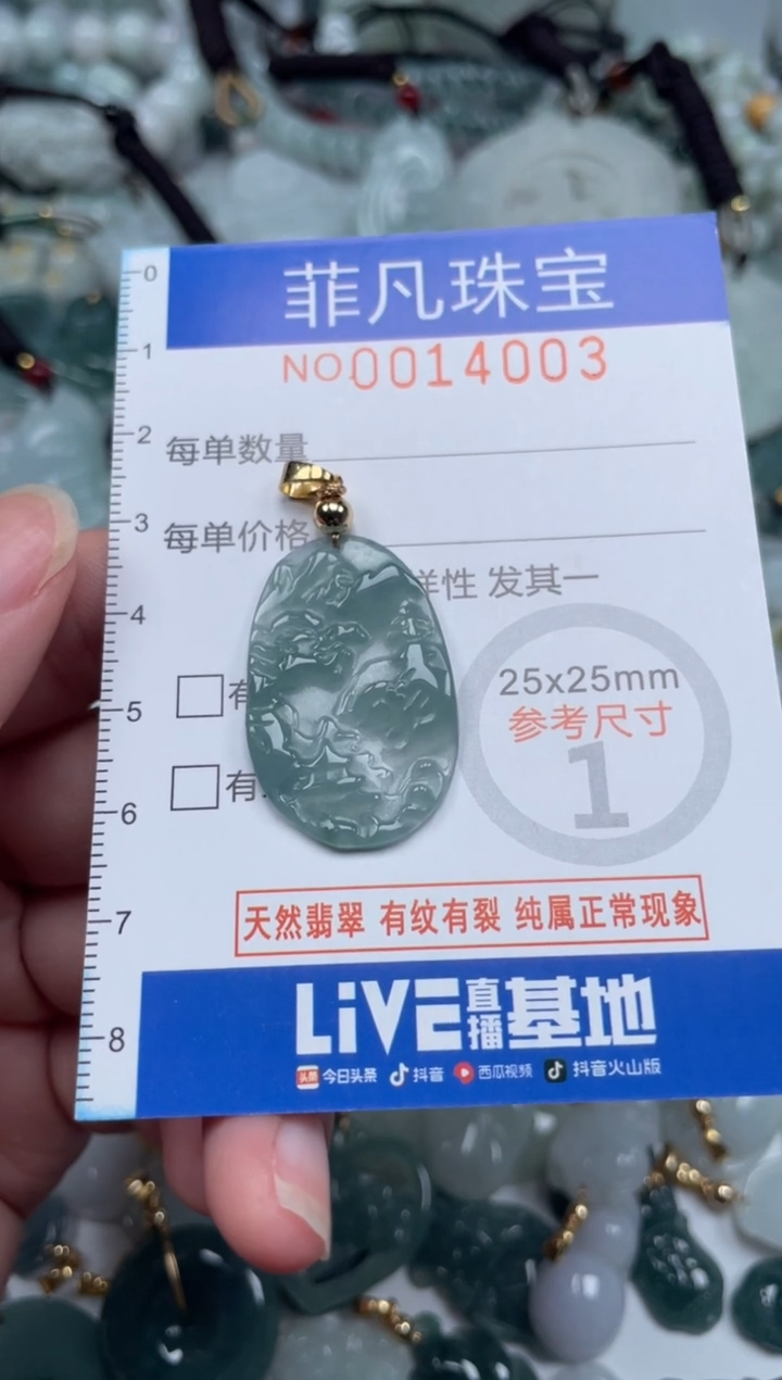 颈饰未镶嵌翡翠14003