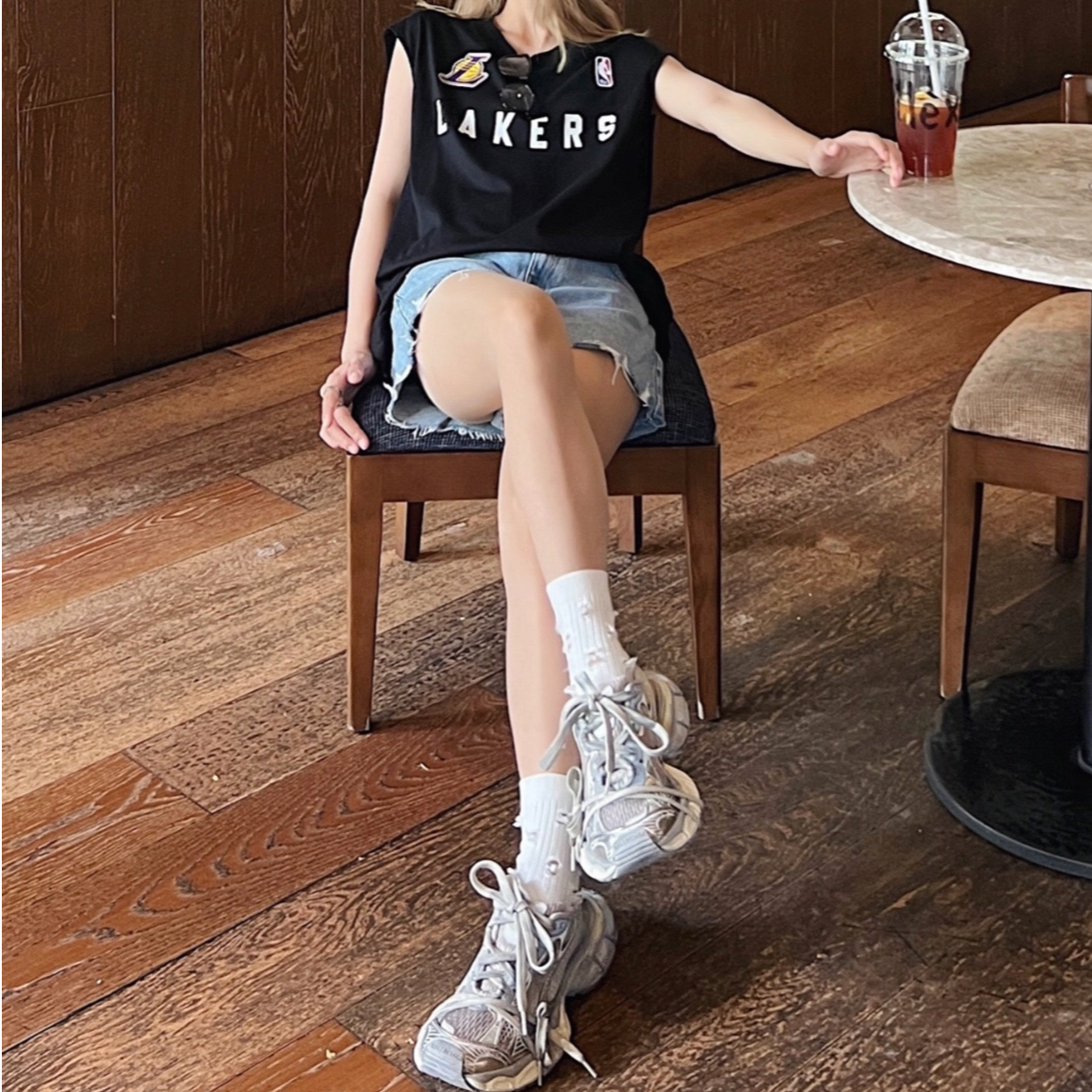 秋季爆款做旧3XL老爹鞋ins风增高平替好物情侣时尚百搭增高脏脏鞋