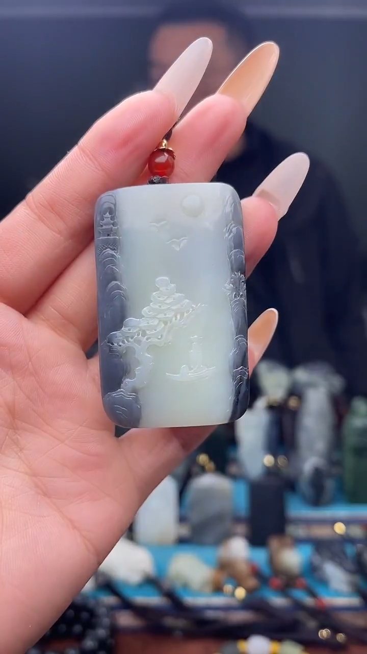 未镶嵌和田玉挂件1