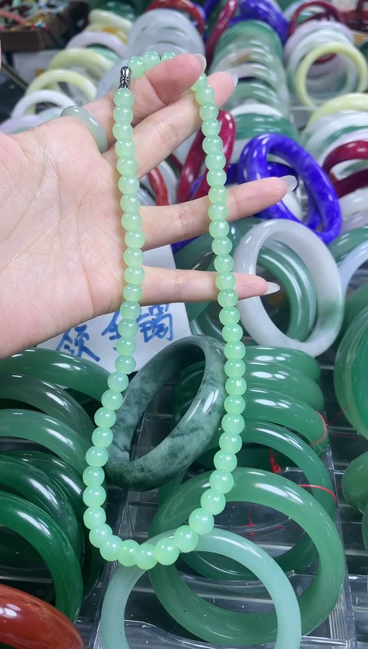 【闪购商品】石英质玉发饰合金8