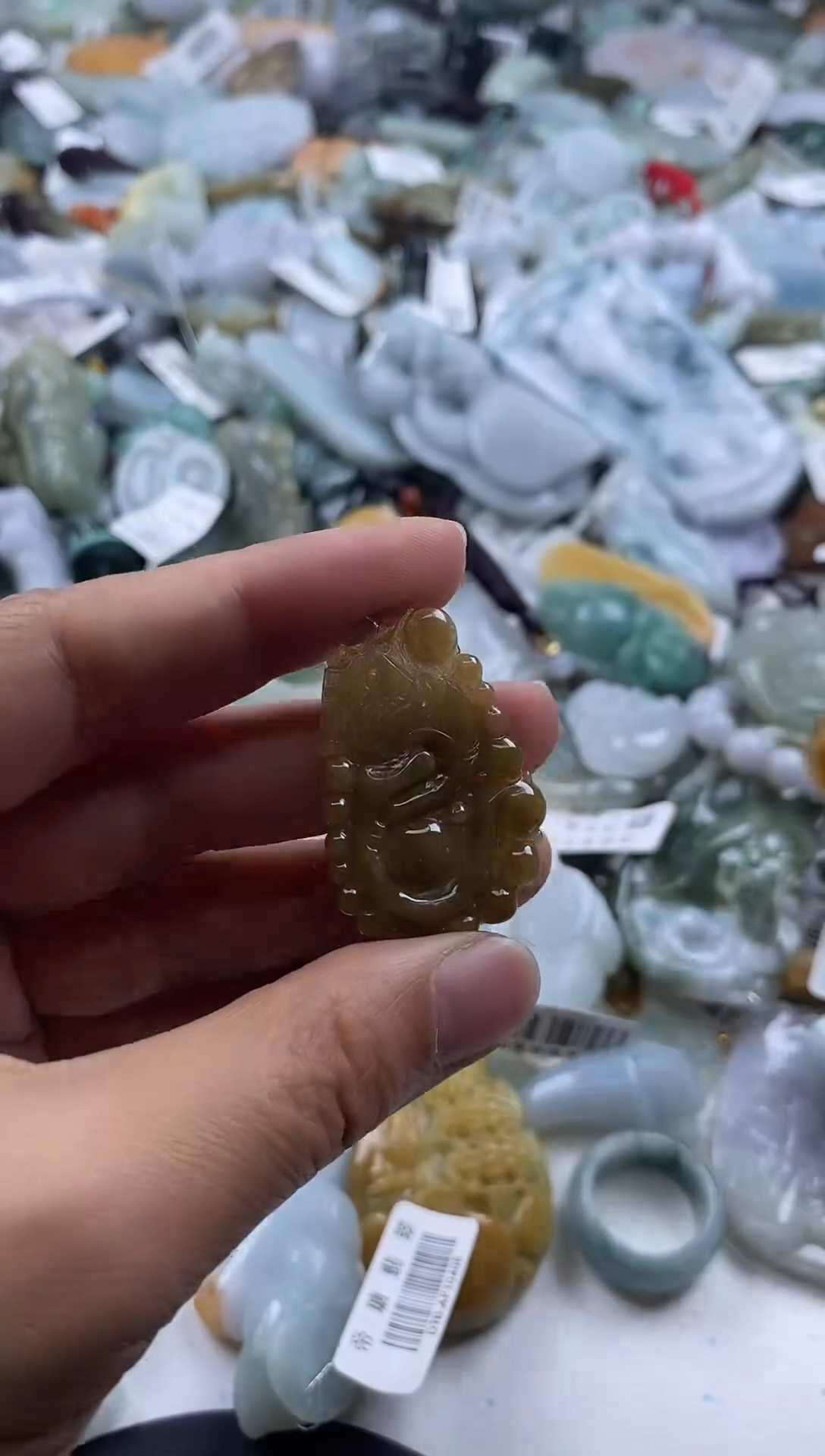 翡翠未镶嵌吊坠(不含链)缅甸A货翡翠000171