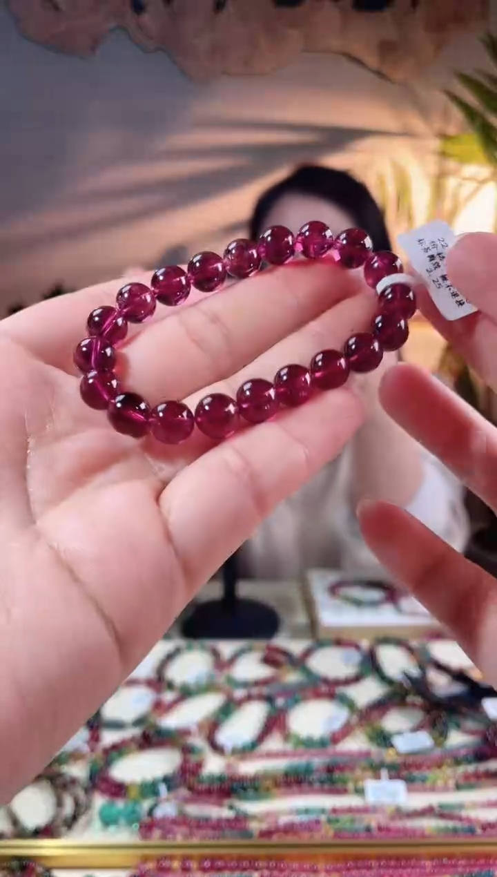 【闪购商品】碧玺手链未镶嵌单圈手链9+