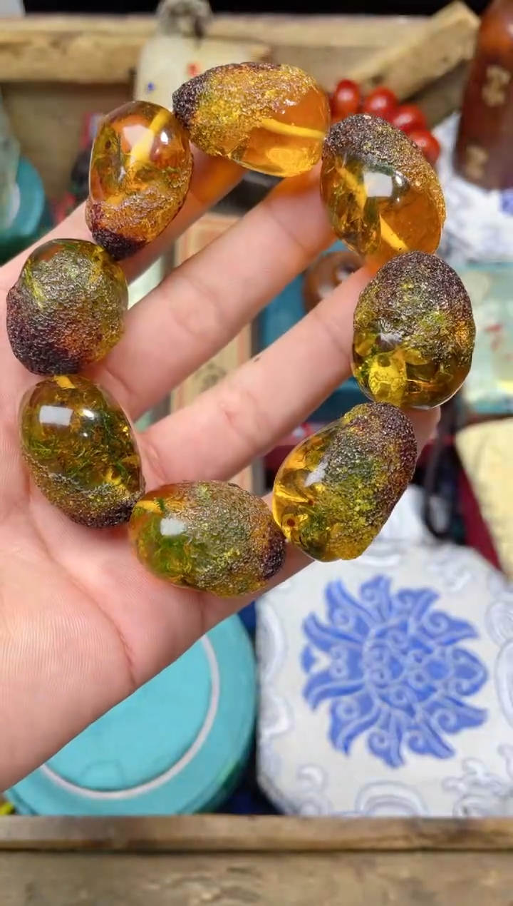 【闪购商品】琥珀手链未镶嵌点击链接下单即可