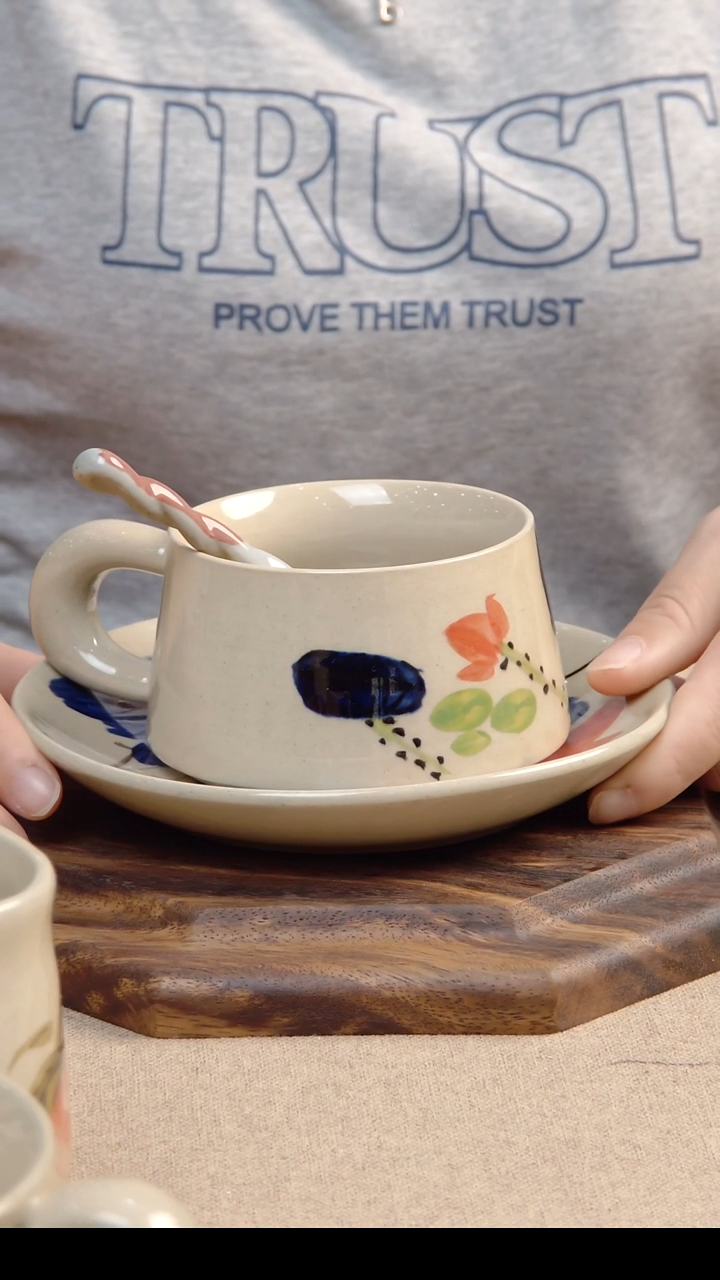 杯子景德镇手工陶瓷杯子1158