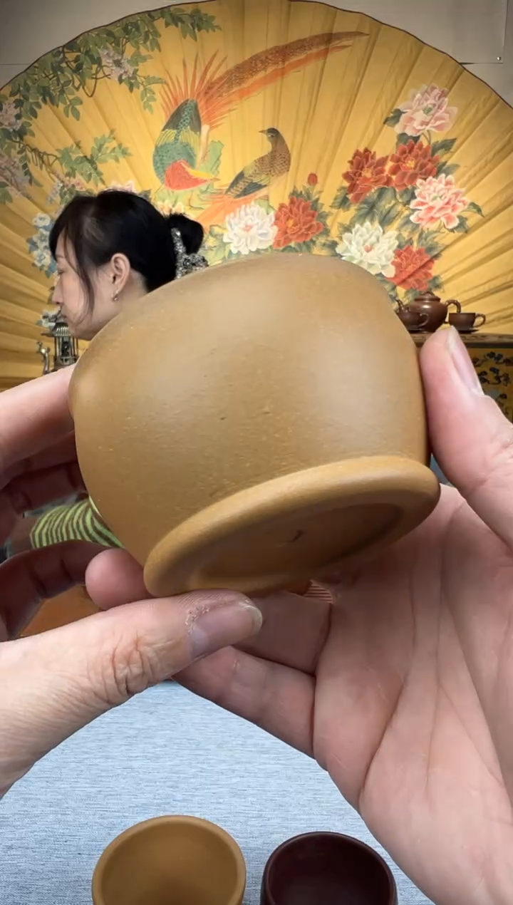 【闪购商品】紫砂茶壶段泥刻绘欢喜主人杯