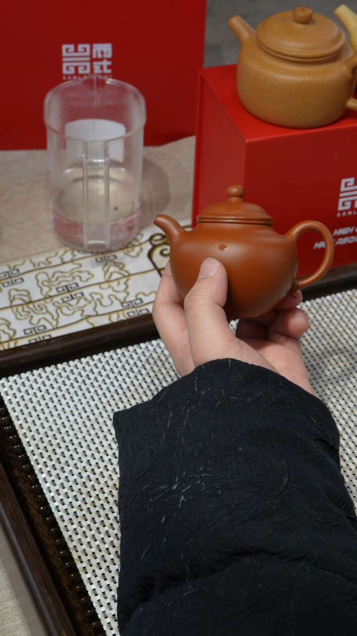 【闪购商品】紫砂茶壶红泥秋水