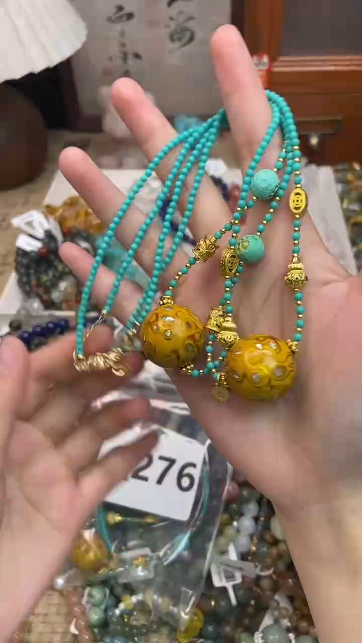 未镶嵌石英质玉项链276