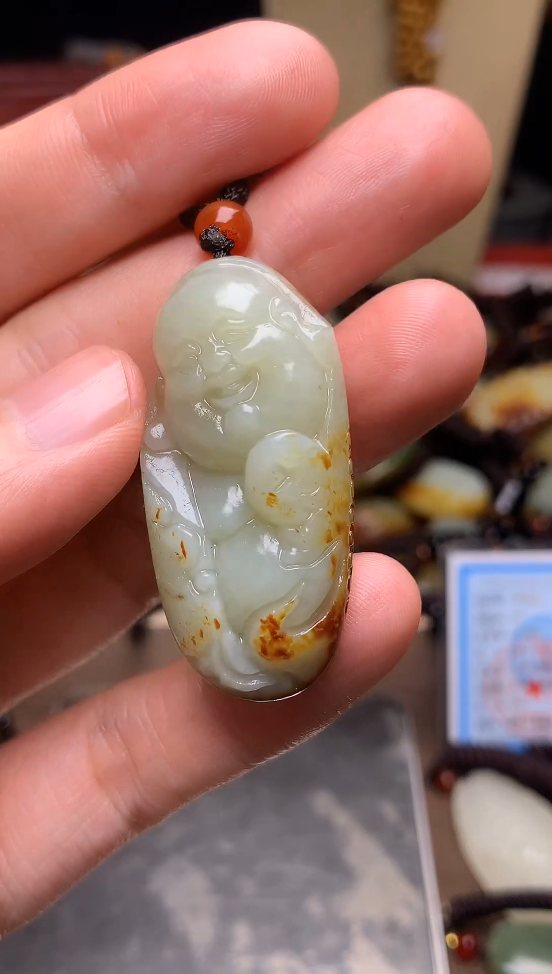 颈饰未镶嵌和田玉新疆料青海料清水和田玉吊坠