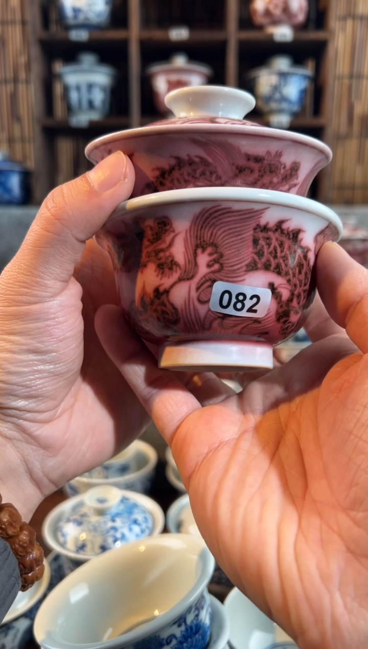 【闪购商品】082一套天禄言瓷手绘茶具