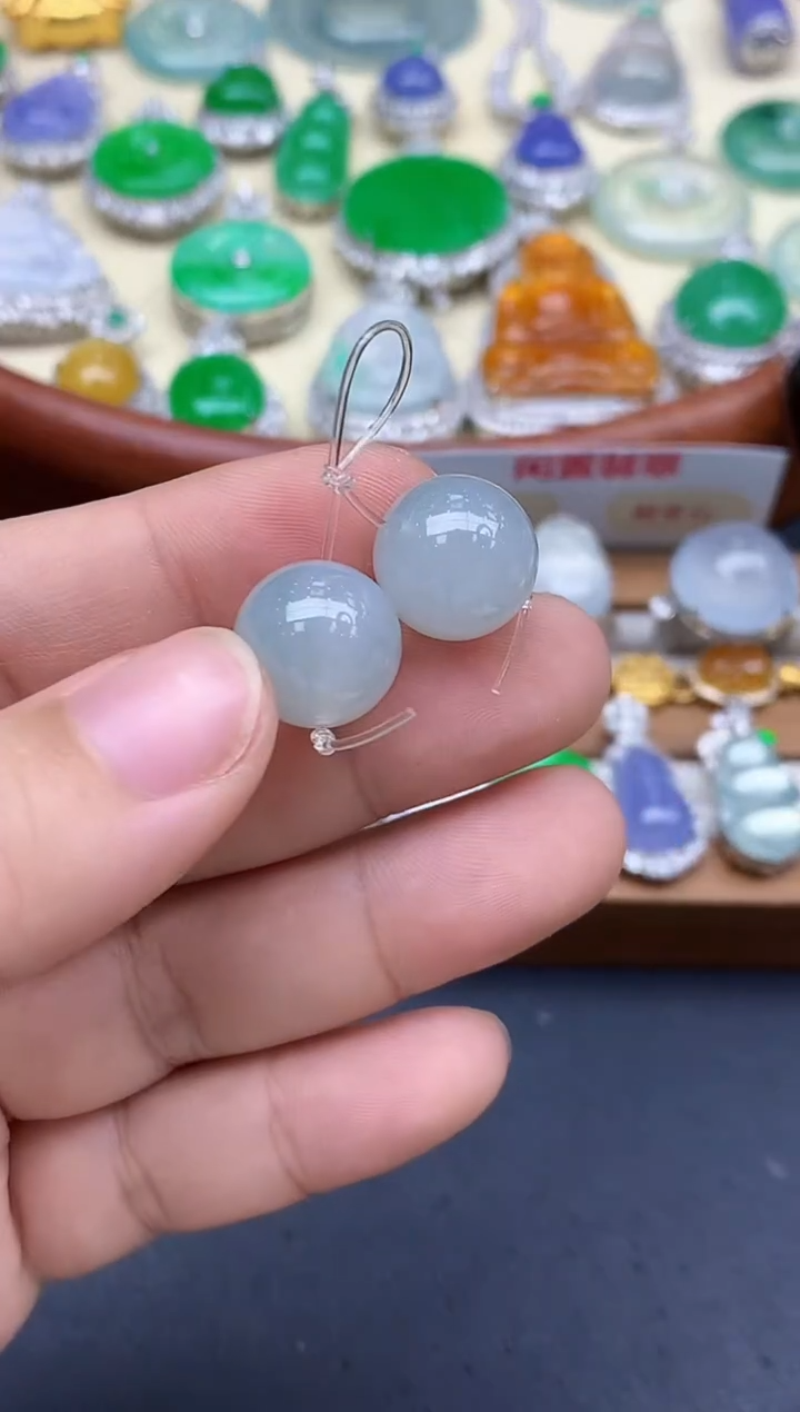 颈饰未镶嵌翡翠395-中国好珍宝