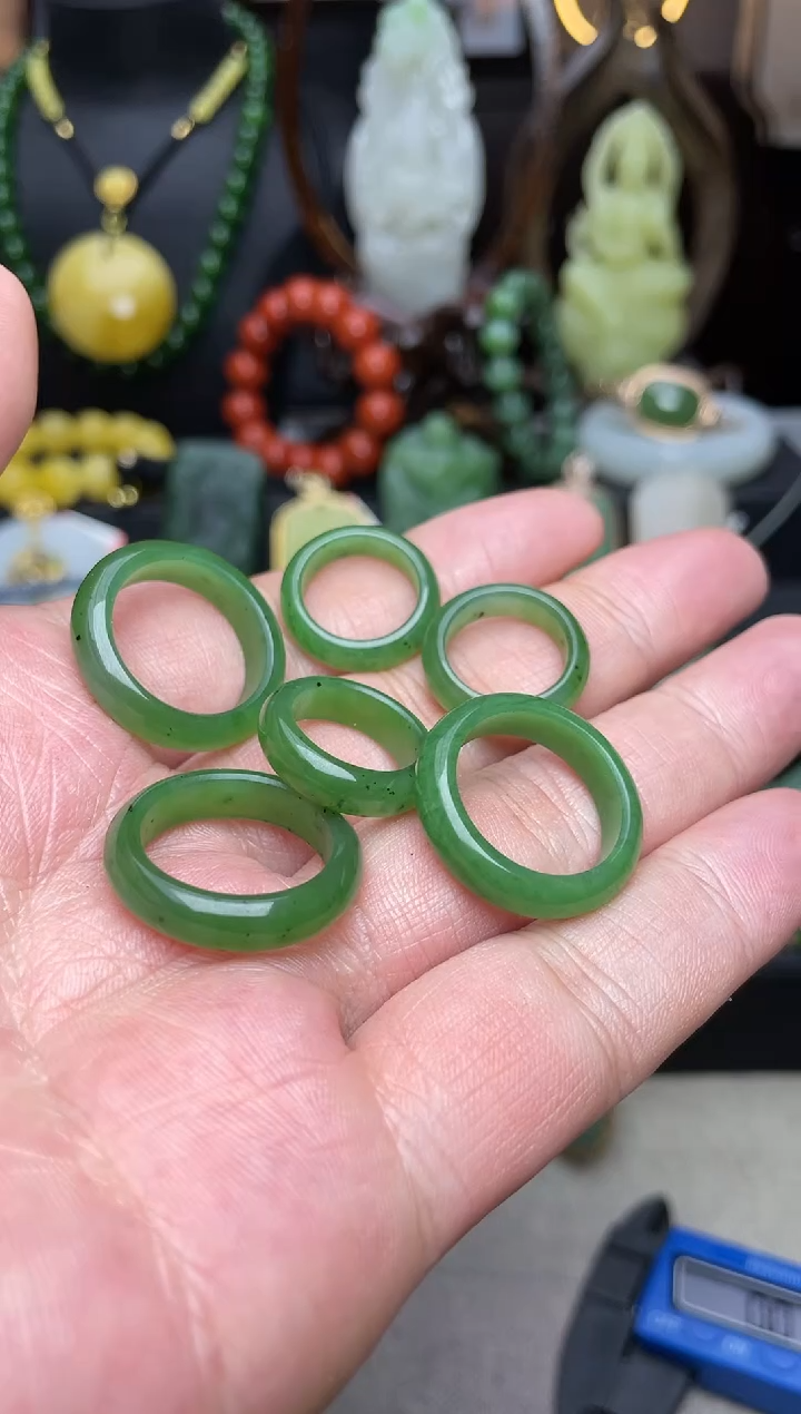 【闪购商品】和田玉戒指未镶嵌戒指多样性发其一