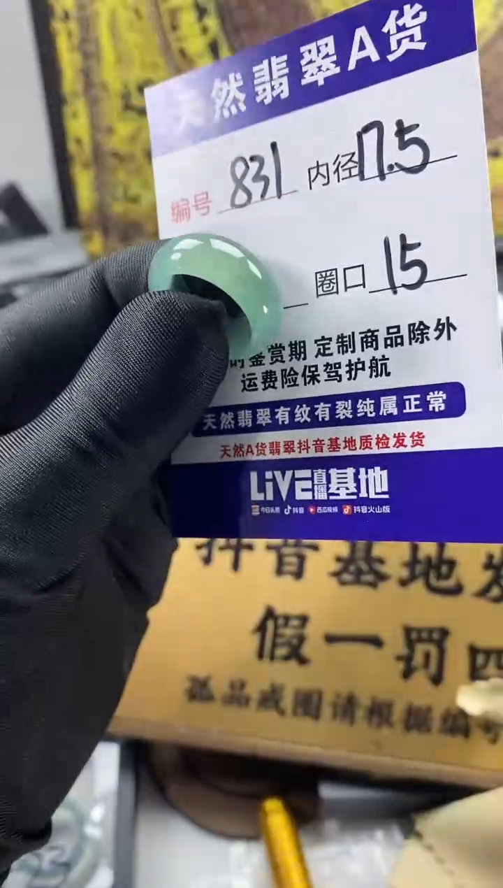 未镶嵌戒指翡翠831