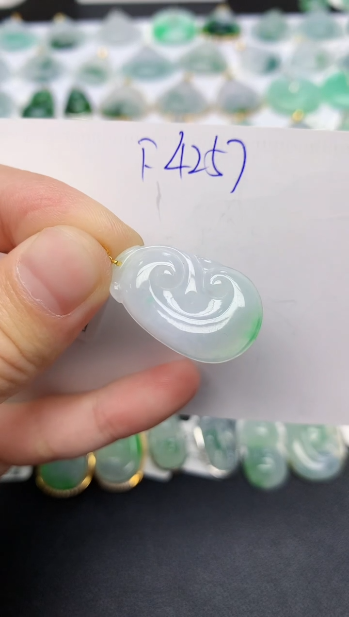 颈饰未镶嵌翡翠天然缅甸A货翡翠百元以上9元证书费自理