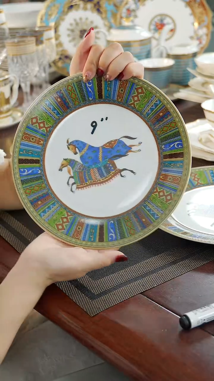 瓷片9英寸平盘 福利价