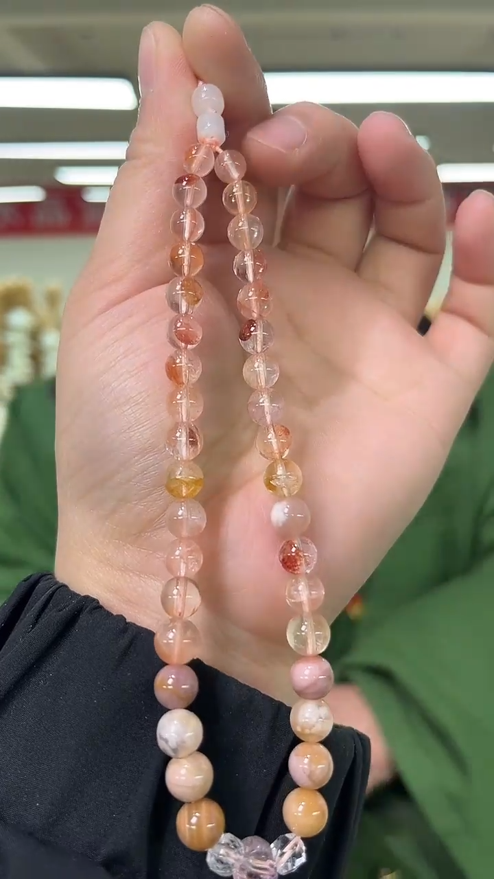 【闪购商品】水晶挂链未镶嵌天然手机链多样性发一