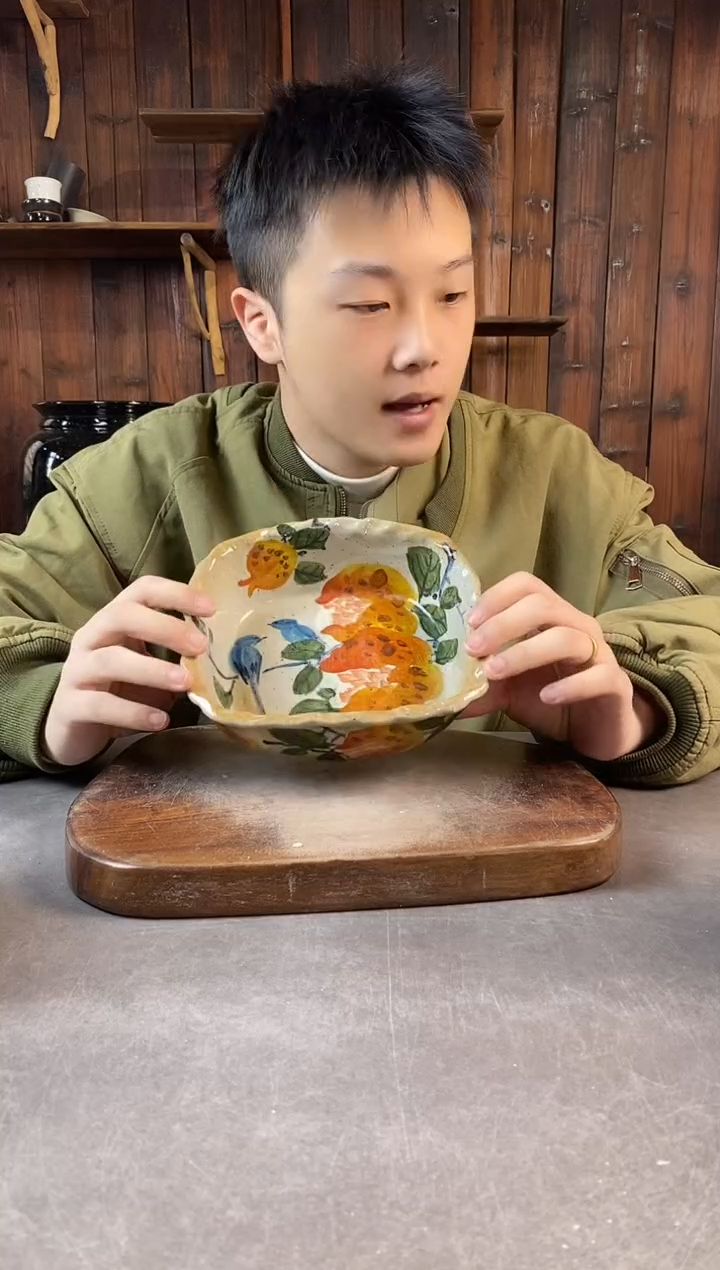 碗811，手工手绘，超值陶瓷