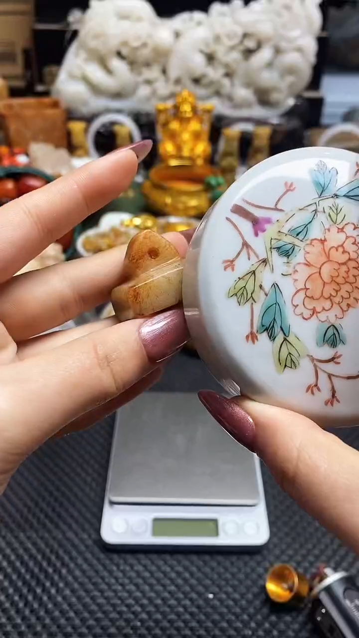 【闪购商品】瓷片瓷片瓷器 摆件1个