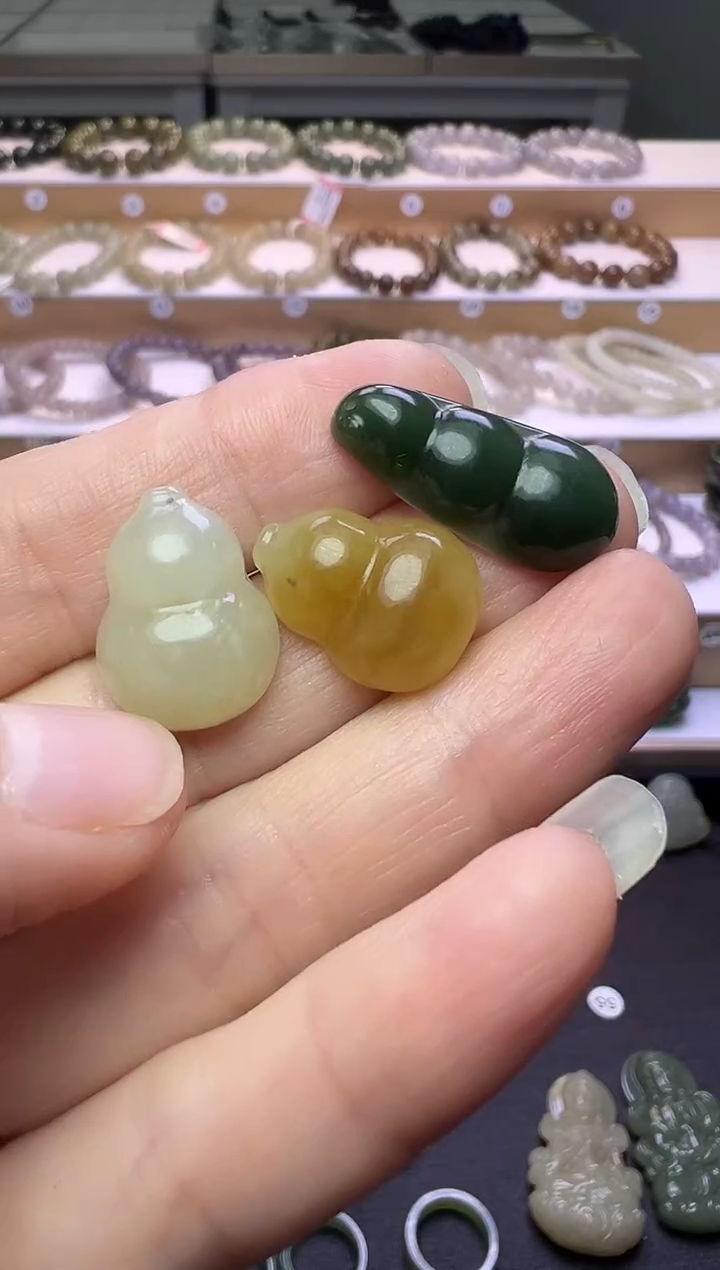 颈饰未镶嵌和田玉90号链接三个20米