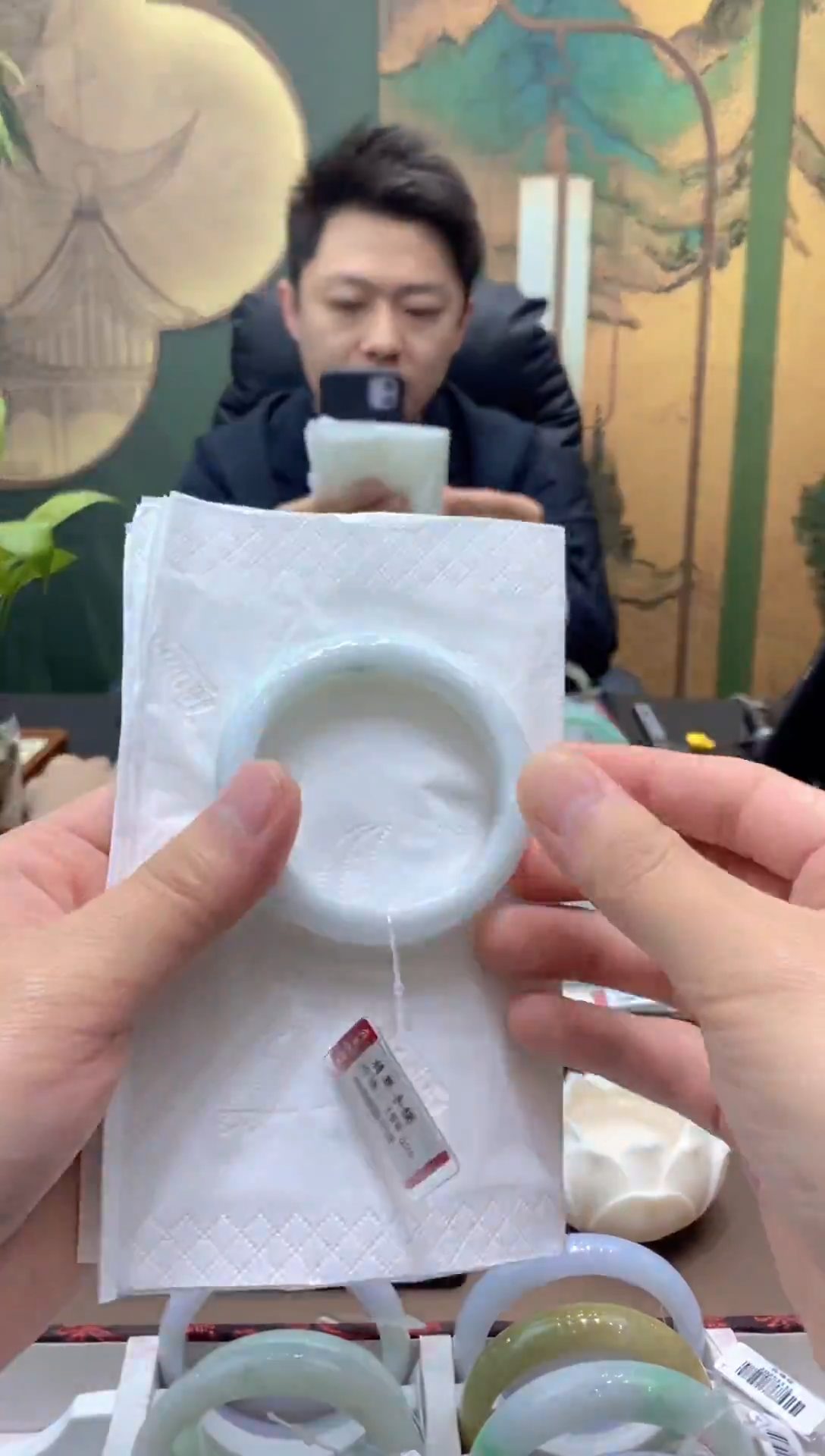 未镶嵌手镯翡翠7755****