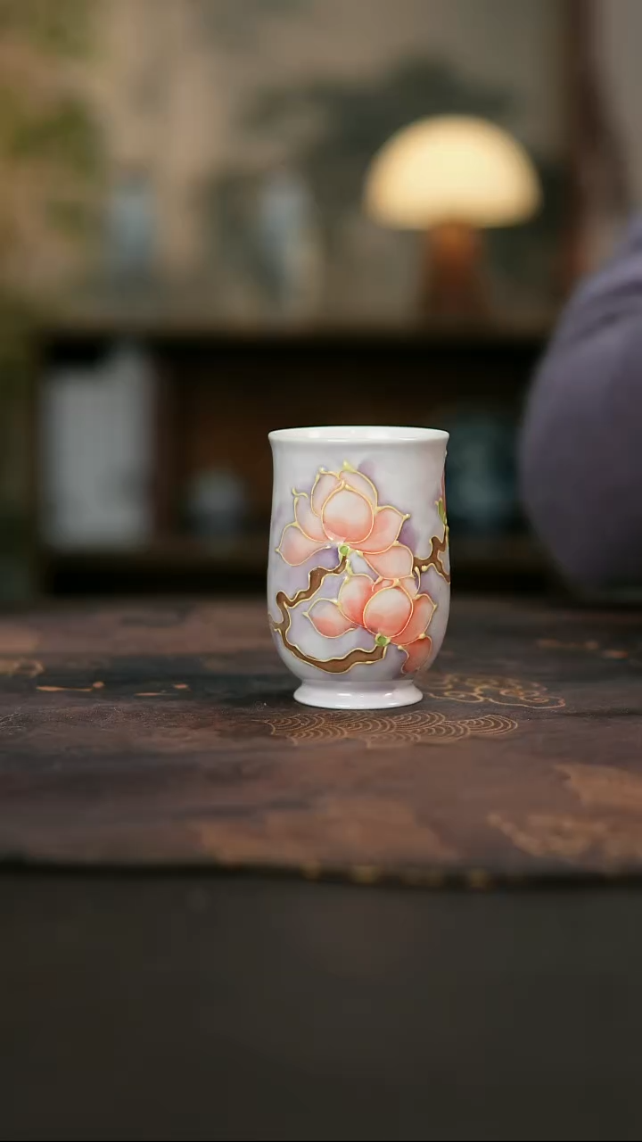 景德镇陶瓷杯碗柴烧多人