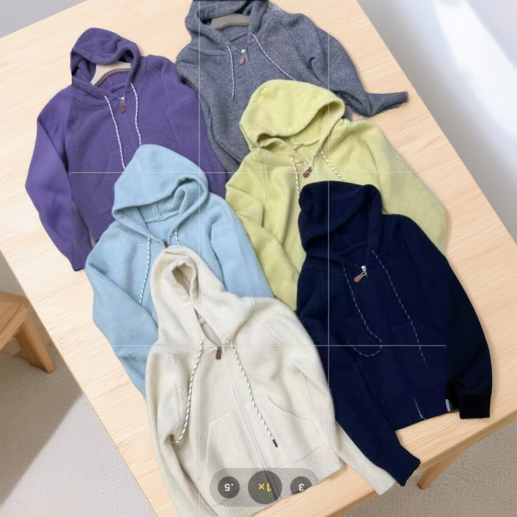 连帽针织保暖春季慵懒风毛针织衫开衫毛衣衫时尚