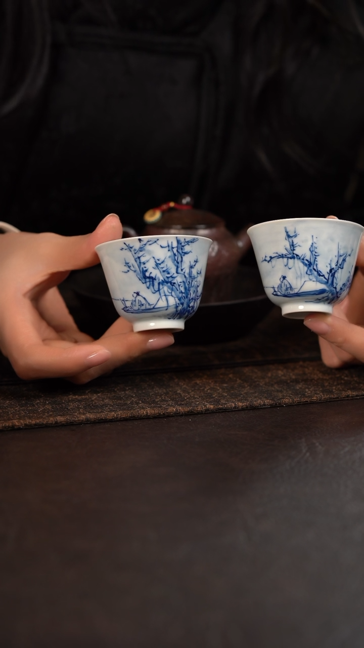 【闪购商品】杯531+542HLX重工雪景花神杯两只
