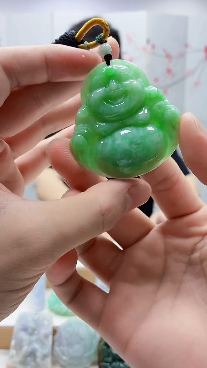 未镶嵌定制翡翠5176bb-毛货挂件63