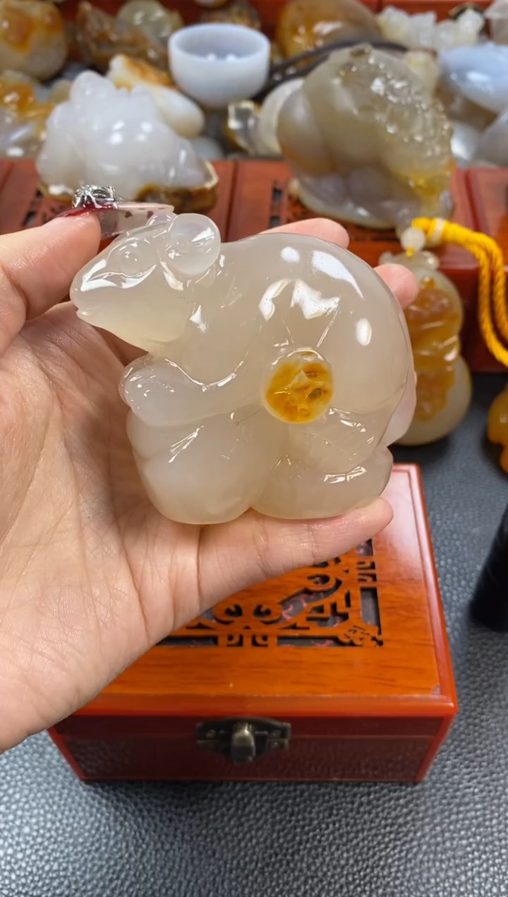 【闪购商品】玛瑙/玉髓手把未镶嵌1