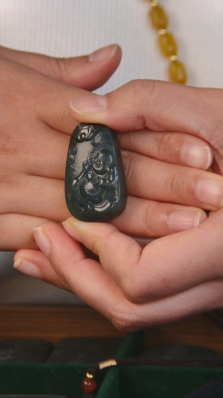 【闪购商品】和田玉（碧玉）颈饰未镶嵌和田玉（以主播展示为准）