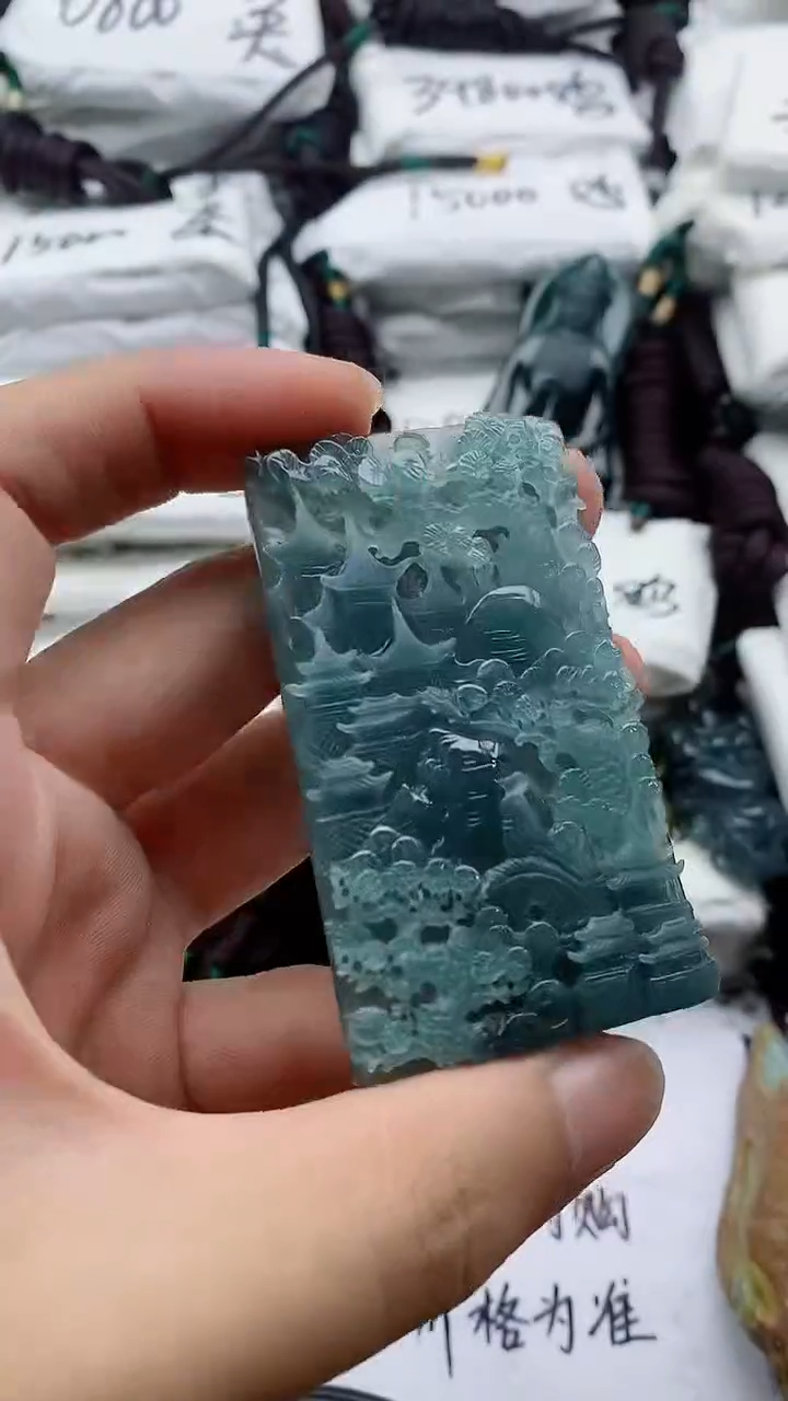 翡翠未镶嵌颈饰888888888