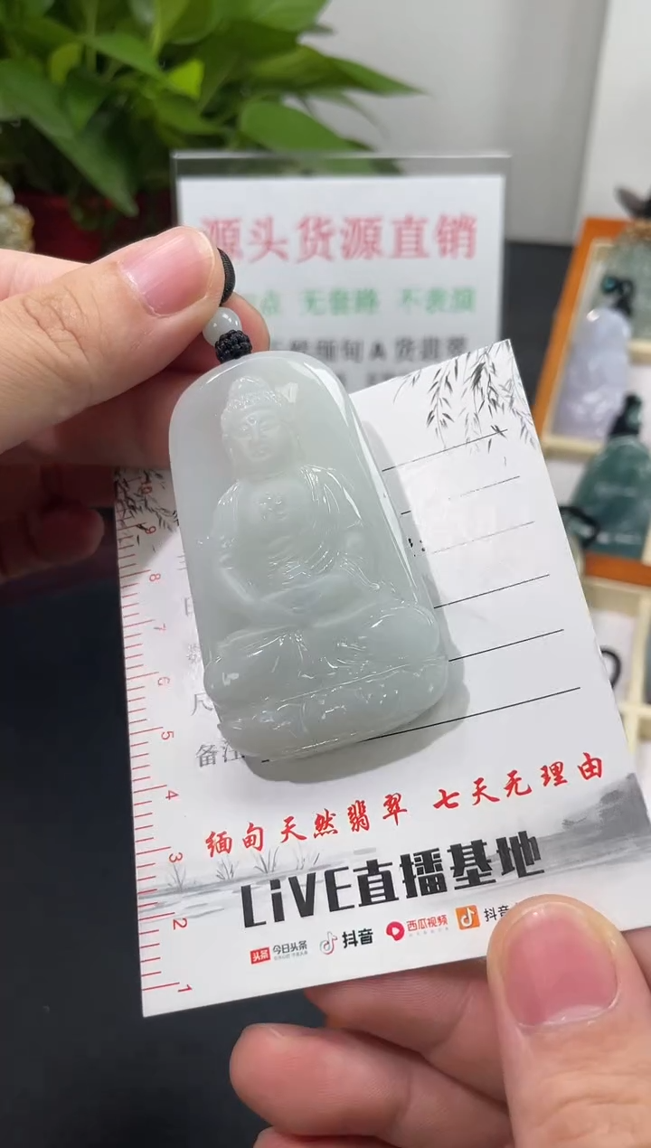 【闪购商品】翡翠颈饰未镶嵌大日