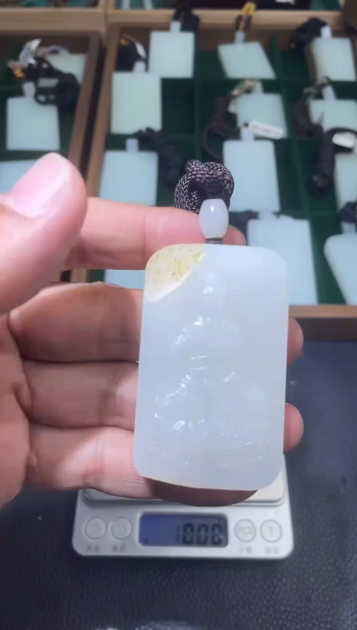 定制和田玉观音 