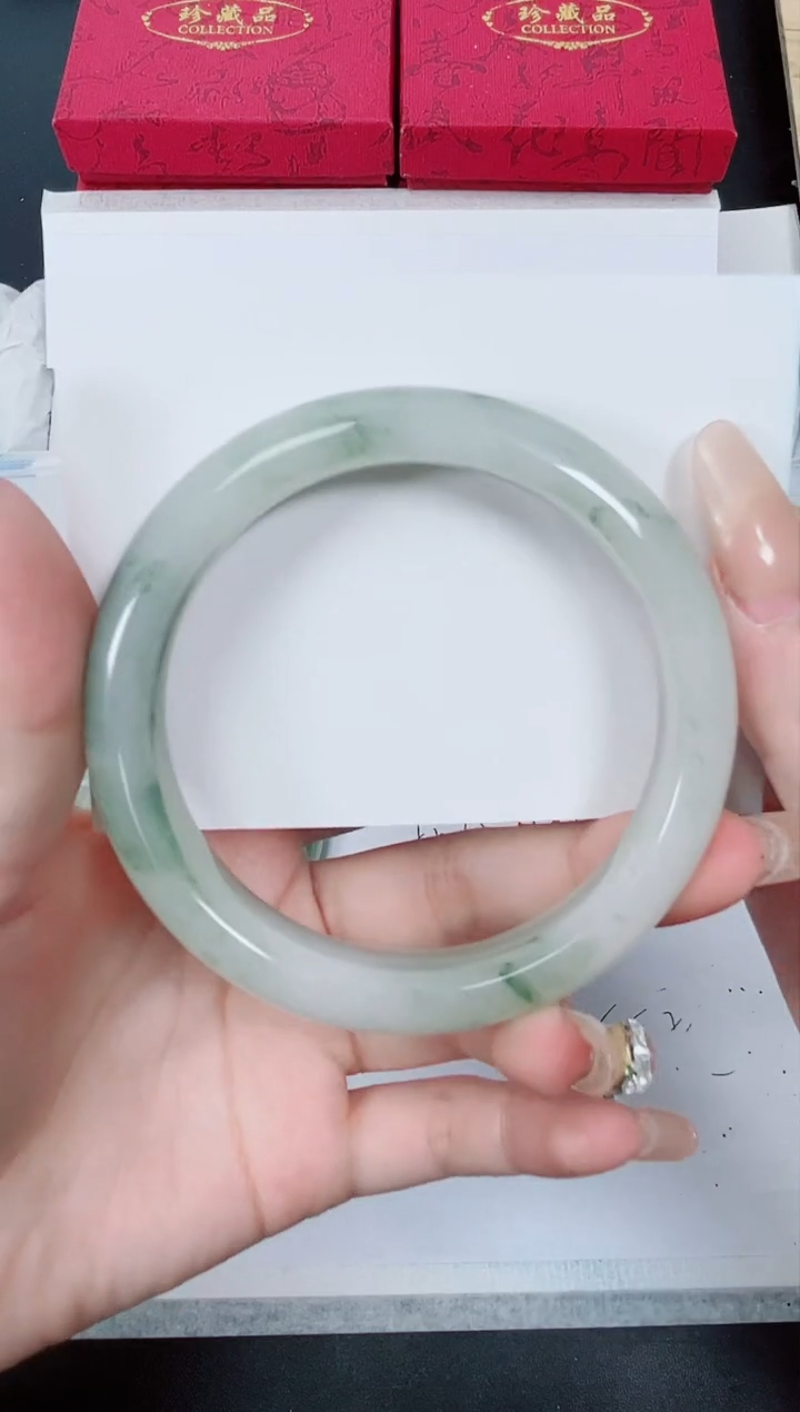 【闪购商品】石英质玉手镯未镶嵌K106-60.0