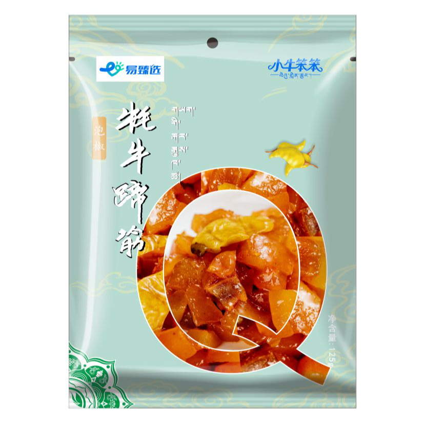 【小雪专属】小牛笨笨泡椒牛蹄筋125g/袋*3袋