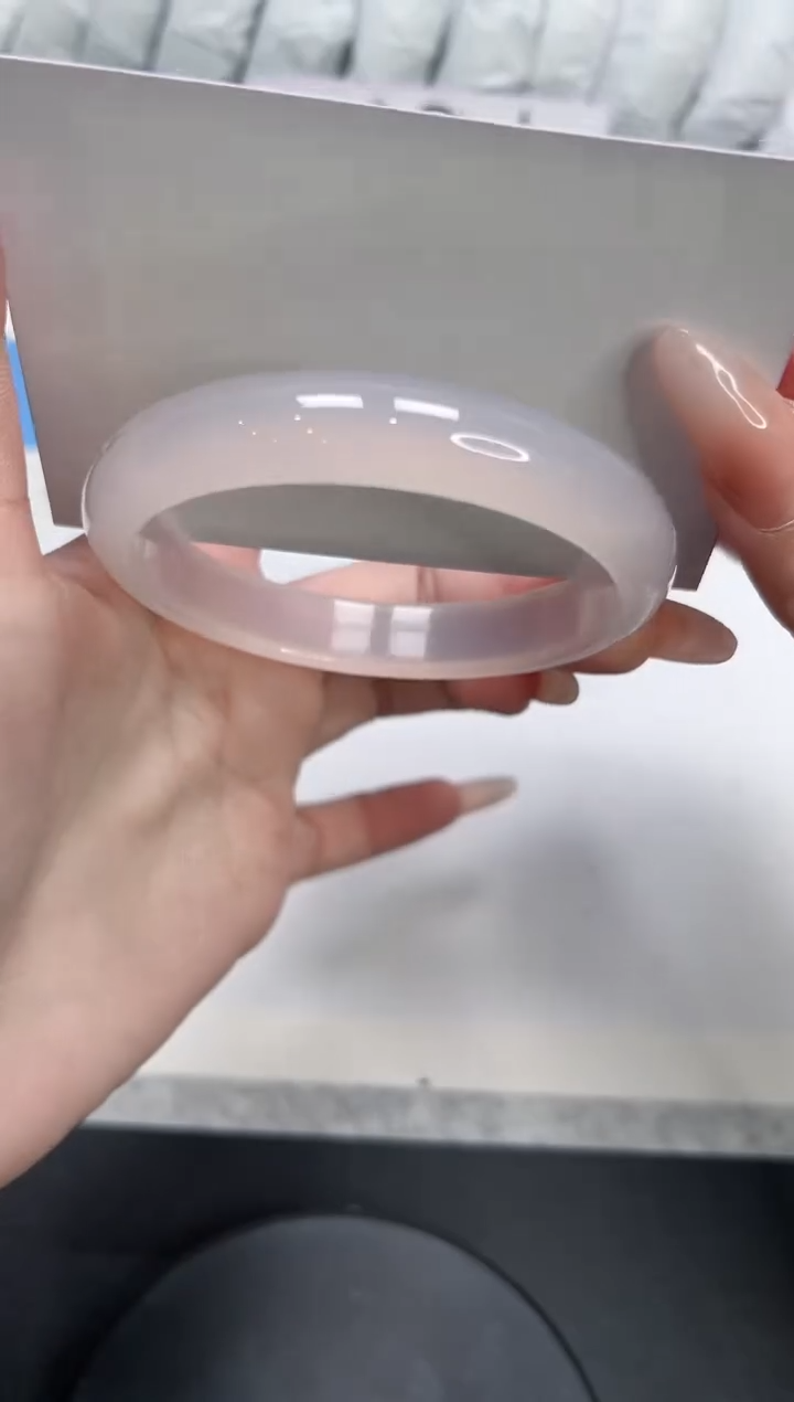 石英质玉未镶嵌手镯346-58.6荔枝