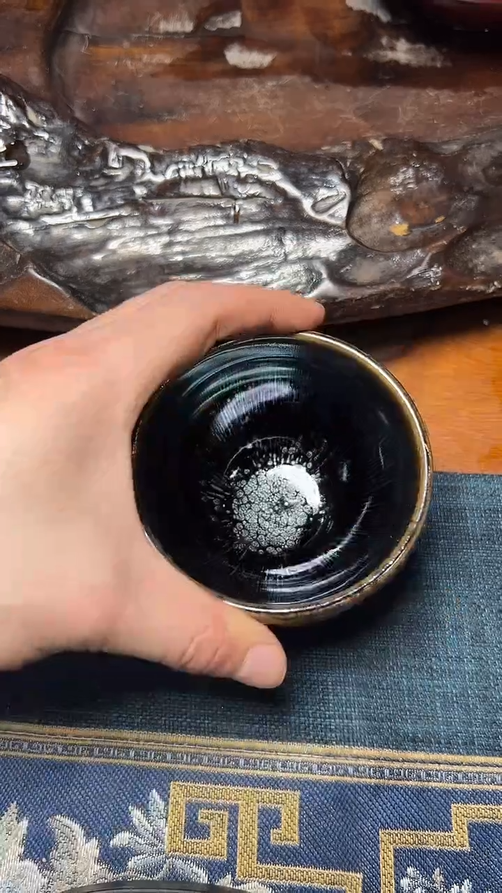 【闪购商品】茶盏名家建盏谢长旺（带证书礼盒）17