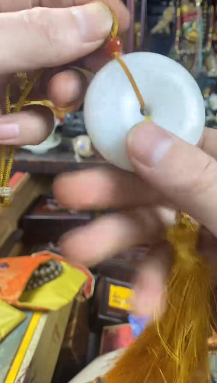 【闪购商品】和田玉颈饰未镶嵌84大平安扣(收到货有问题联系客服）