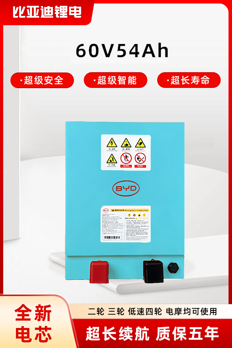 BYD/比亚迪比亚迪磷酸铁锂锂电池64V54AH