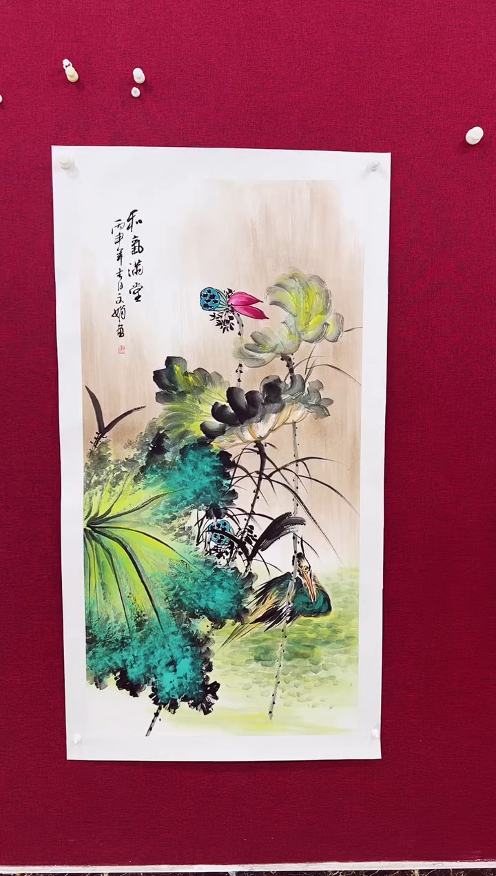 国画师文娟国画作品