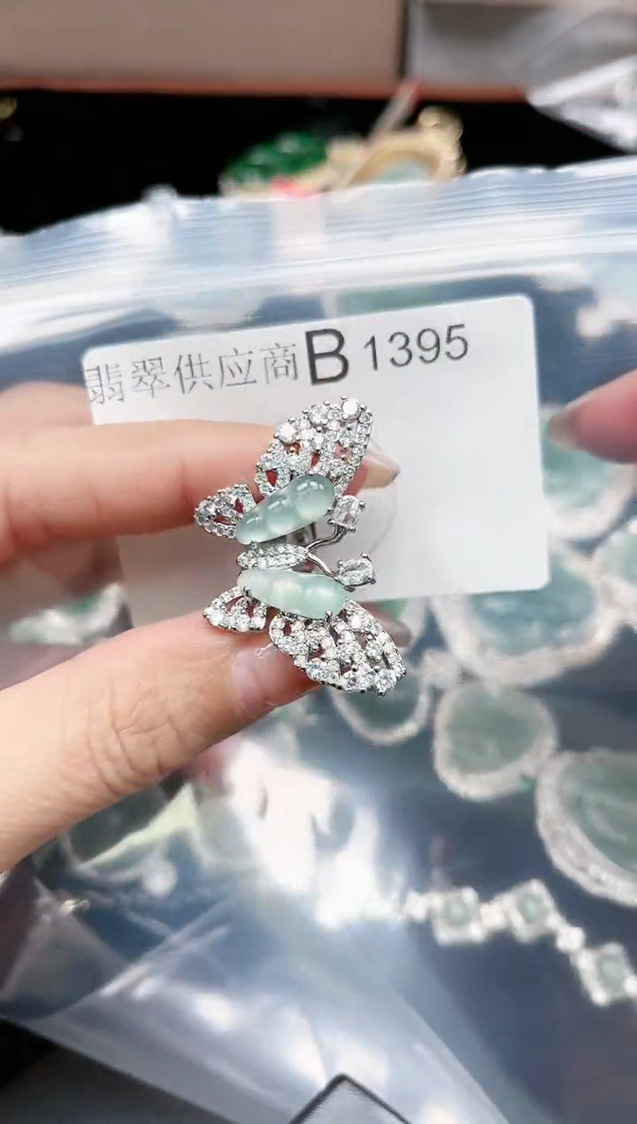 【闪购商品】翡翠颈饰未镶嵌1395赠皮绳