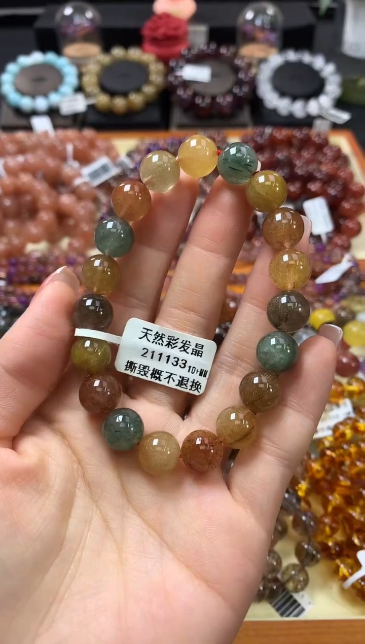 未镶嵌手串水晶10+