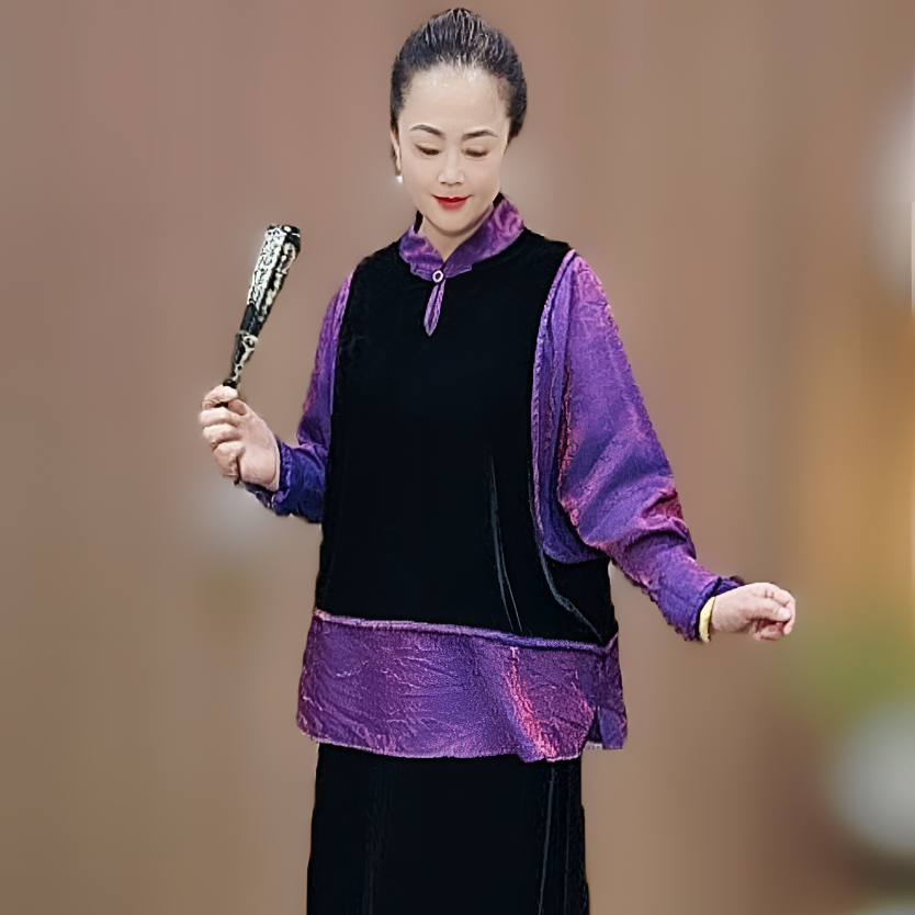 8713小蛮腰小衫 洋气时尚 百搭显瘦个性潮流 雅致显气质 舒雅端庄