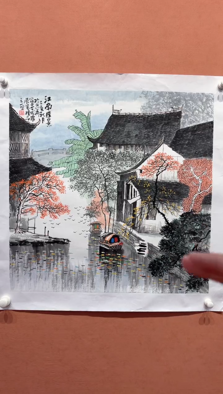 国画师立照老师国画作品