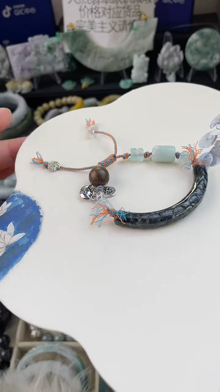 未镶嵌手链翡翠手工定制默认微瑕主播介绍为准