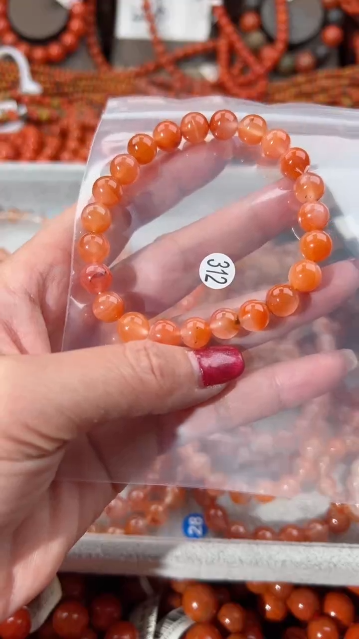 【闪购商品】南红玛瑙手串未镶嵌8+